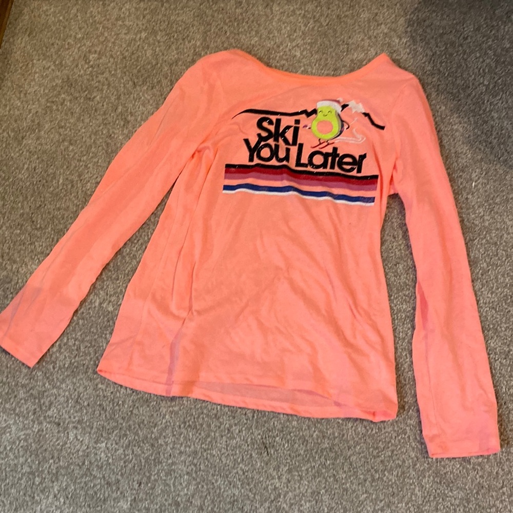 Justice Girls Size 12 Long Sleeve T- Shirt